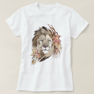 T-shirt Lion Floral