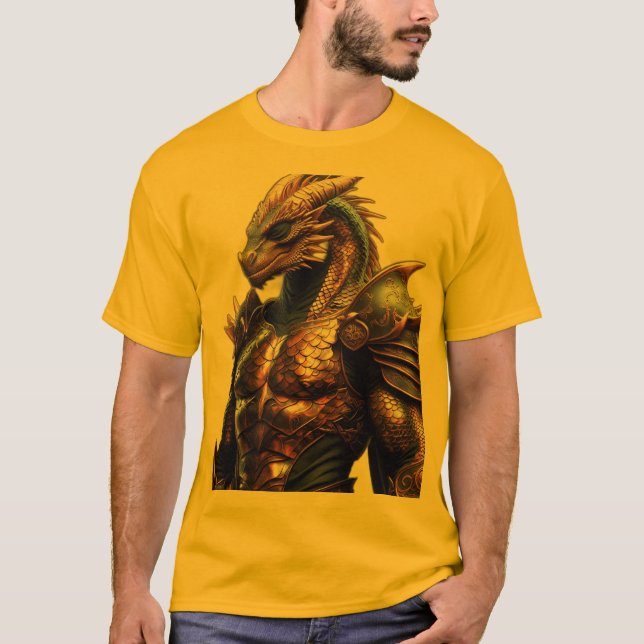 T-shirt Lion géométrique tribal avec Motif inspiré du drag (Devant)