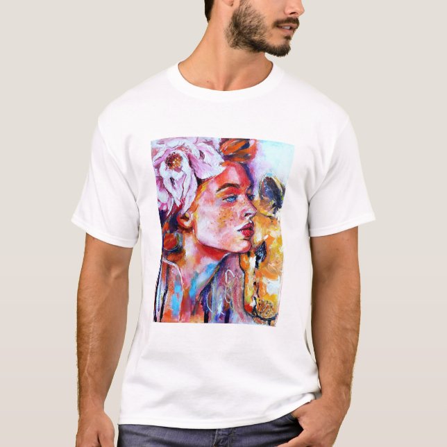 T-shirt Lion Girl (Devant)