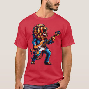 T-shirt Lion Groove King Roaring basse