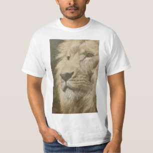 T-shirt Lion Head Animal Top Modèles Mens Valeur Moderne