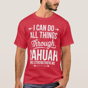 T-shirt Lion hébreu de Juda Yahuah Yahusha Foi Force
