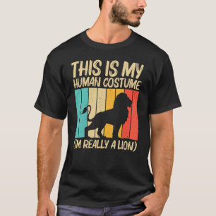 T-shirt Lion Hommes Femmes Lion Jungle Safari Animal