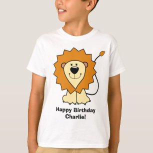 T-shirt Lion illustration vêtements de texte personnalisés