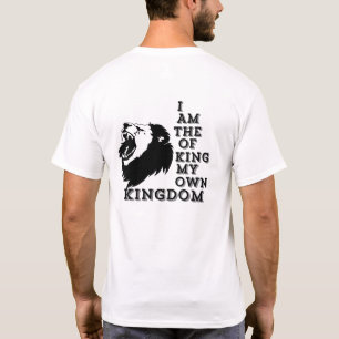 T-Shirt Lion « Je suis le roi de mon propre royaum
