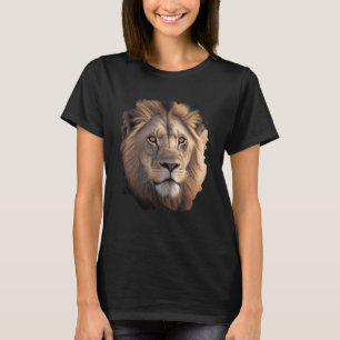 T-shirt Lion majestueux dans la savane africaine 1
