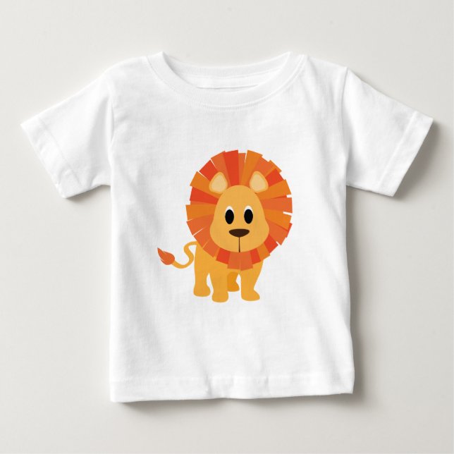 T-shirt Lion mignon (Devant)