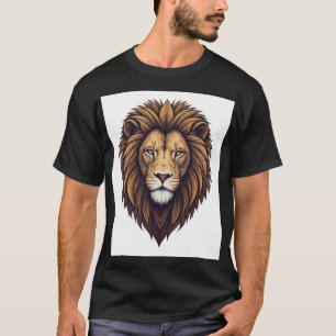 T-shirt Lion néon Tee - shirt Futuriste Lion Vêtements Cyb