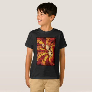 T-shirt Lion of Judah - Colour Lion Rasta