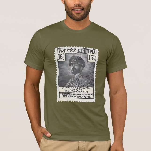 T-shirt Lion of Judah - Jah Army - Haile Selassie - Shirt (Devant)
