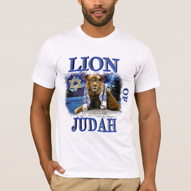 T-shirt LION original de JUDAH ! (Devant)