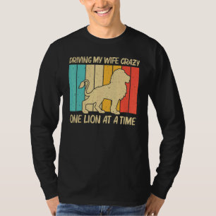 T-shirt Lion pour les hommes Papa Safari africain Zoo Anim