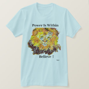 T-shirt Lion : Puissance