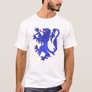 T-Shirt Lion Rampant Azure