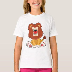 T-shirt lion rugissant