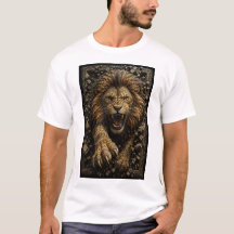 Lion Rugissant – Mosaïque Micro 3D