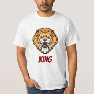 T-shirt lion sauvage