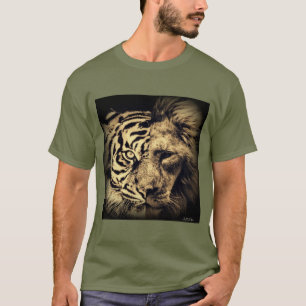 T-shirt Lion Tiger 2in1