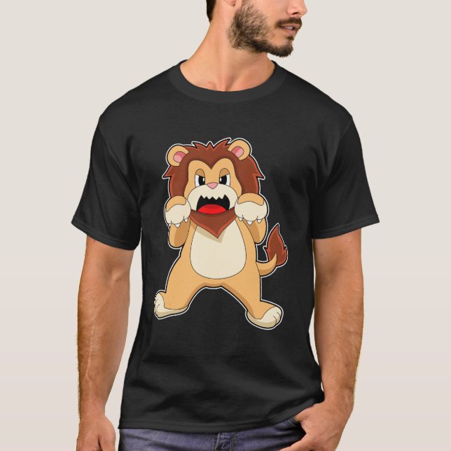 T-shirt Lion torche.PNG (Devant)