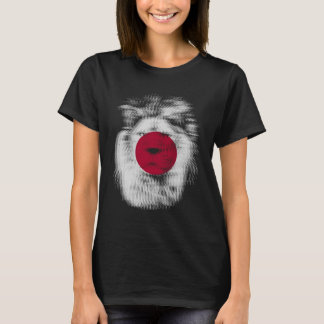 T-shirt Lion Trippy Japon Drapeau japonais EDM raves techn