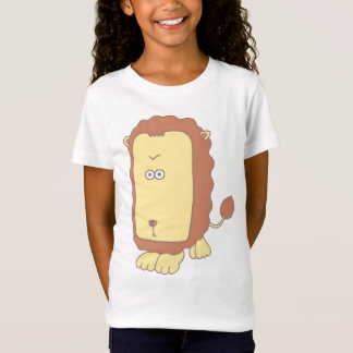 T-Shirt Lion unique avec un grand visage.