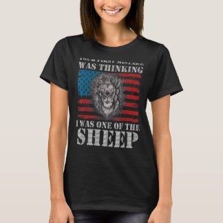 T-shirt Lion Votre première erreur était de penser que j'é