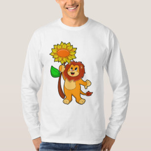 T-shirt Lion with Flower