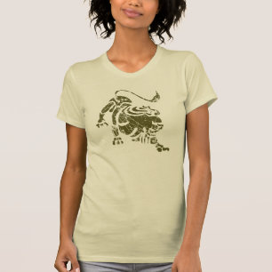 T-shirt Lion zodiaque signe 23 juillet grunge - 22 août