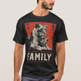 T-shirt Lioness and Cub - Fierce Love in the Wild