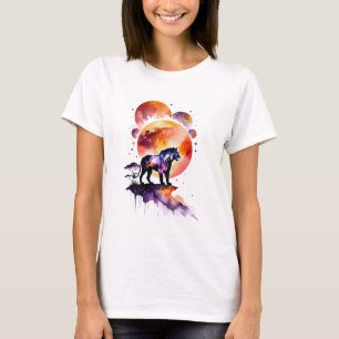 T-shirt Lioness Galaxy