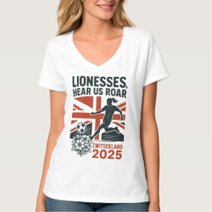 T-shirt  Lionnes, Entendez notre rugissement – Équipe fémi
