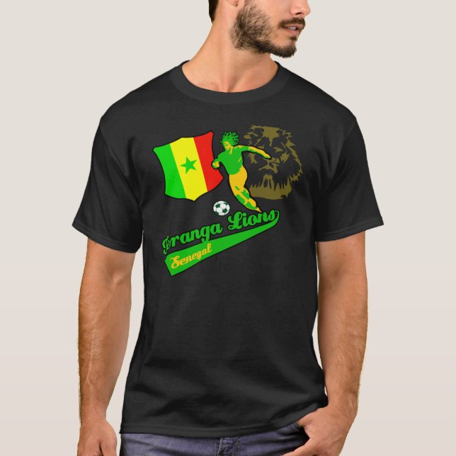 T-shirt Lions de Teranga du Sénégal (Devant)