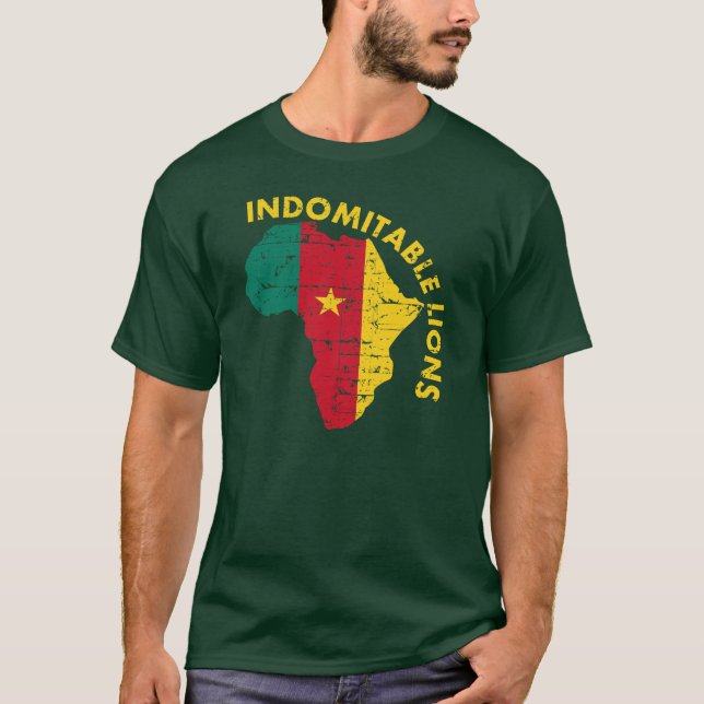 T-shirt Lions indomptables du Cameroun (Devant)