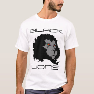 T-SHIRT LIONS NOIRS