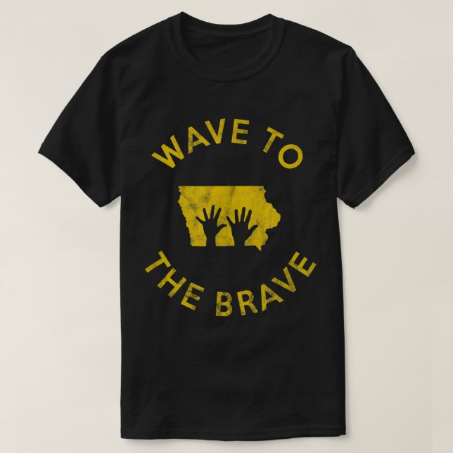 T-shirt L'Iowa Wave à l'hôpital pour enfants de football (Design devant)
