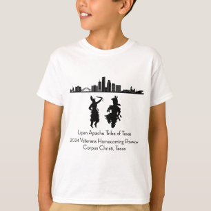 T-shirt Lipan Apache Tribe 2024 Veterans PowWow Tee Kids1
