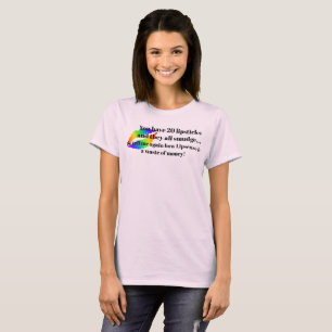 T-shirt Lipsense 20 rouges à lèvres et eux toute la tach
