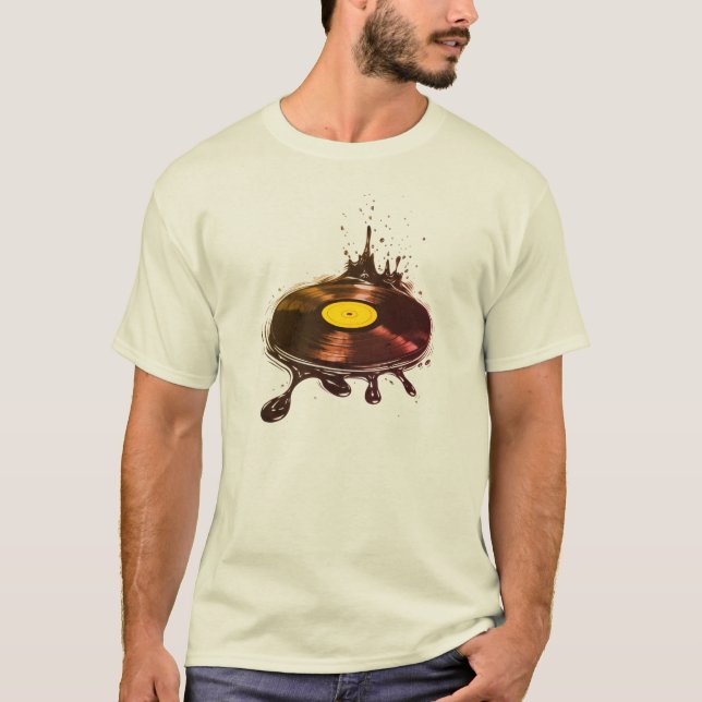 T-shirt Liquid Vinyl - Retro Edition (Devant)