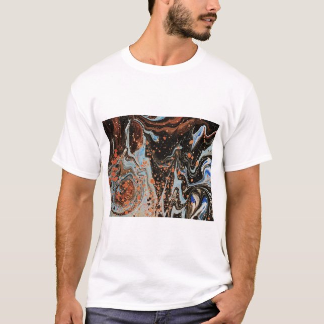 T-shirt Liquide multicolore (Devant)