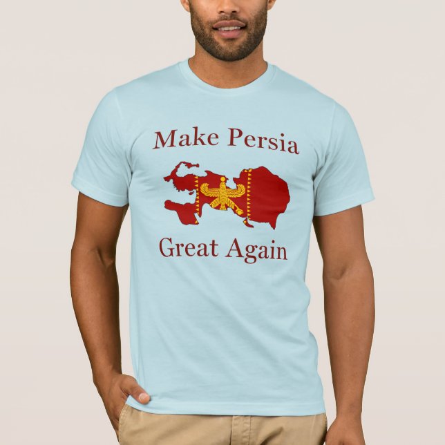 T-shirt L'Iran Perse De Nowruz Rendre sa Perse Grande (Devant)