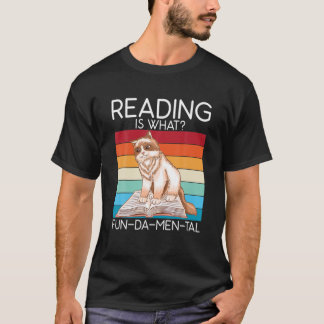 T-shirt Lire Est Ce Qui Fondamentalement Louveur De Livre