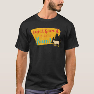 T-shirt Lire Le Graze Il Ou Regardez-Le Brûler Des Vêtemen