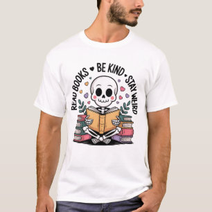 T-shirt Lire les livres être gentil rester bizarre