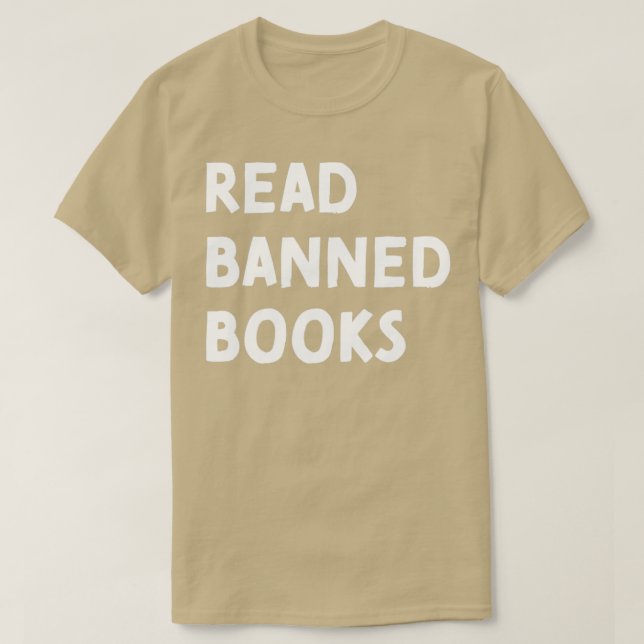 T-shirt Lire les livres interdits4 (Design devant)