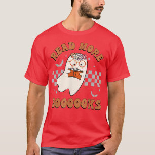 T-shirt Lire plus Livres Cute Ghost Lire plus Livres H