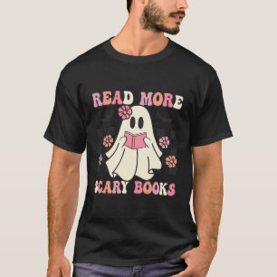T-shirt Lire plus Livres effrayants Enseignant Halloween G