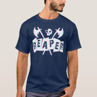 T-shirt Lire rayée avec crâne Halloween spécial