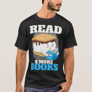 T-shirt Lire Smore Livres Camping Bookworm Boy Cute Librar
