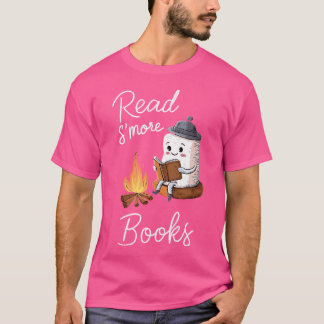 T-shirt Lire S'More Livres Cute Campfire Lecture Livre Lov
