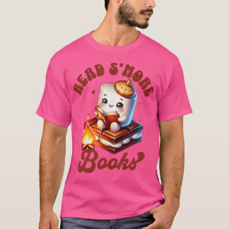 T-shirt Lire S'Plus Livres Camping Extérieur Lecture Livre